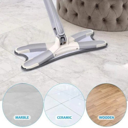 360° Rotating Self Squeeze Flat Mop – Hands-Free Microfiber Floor Cleaning Mop
