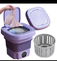 Portable Foldable Mini Washing Machine – Compact Laundry Washer for Travel, Baby Clothes & Small Loads
