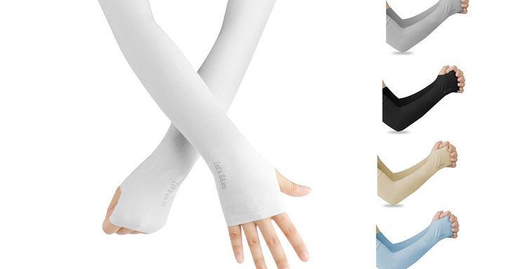 UV Protection Cooling Arm Sleeves for Men & Women – Sun Protection Sports Sleeves for Driving, Cycling & Outdoor Use
