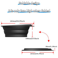 Collapsible Ice Basin with Built-In Ice Maker – Folding Portable Wash Tub & Ice Bucket