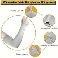 UV Protection Cooling Arm Sleeves for Men & Women