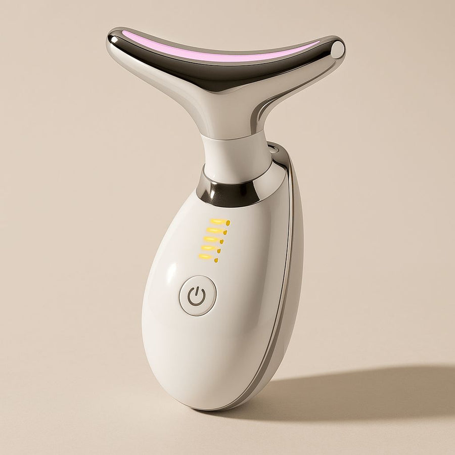 4-in-1 Neck & Face Lifting Massager – EMS Heating Anti-Wrinkle Skin Tightening Device