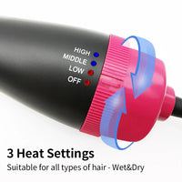 One Step Hot Air Brush Dryer & Straightener