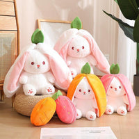 Cute Bunny Plush Toy with Long Ears – Soft Rabbit Stuffed Animal Toy for Kids