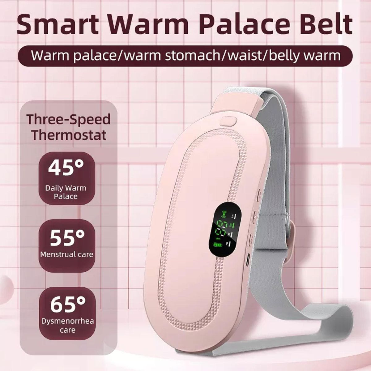 Smart Heating Waist Belt | Instant Pain Relief Pad