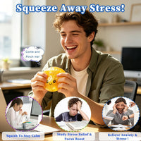 Cute Glitter Squishy Stress Relief Toy – Soft Kawaii Squeeze Ball for Kids & Adults
