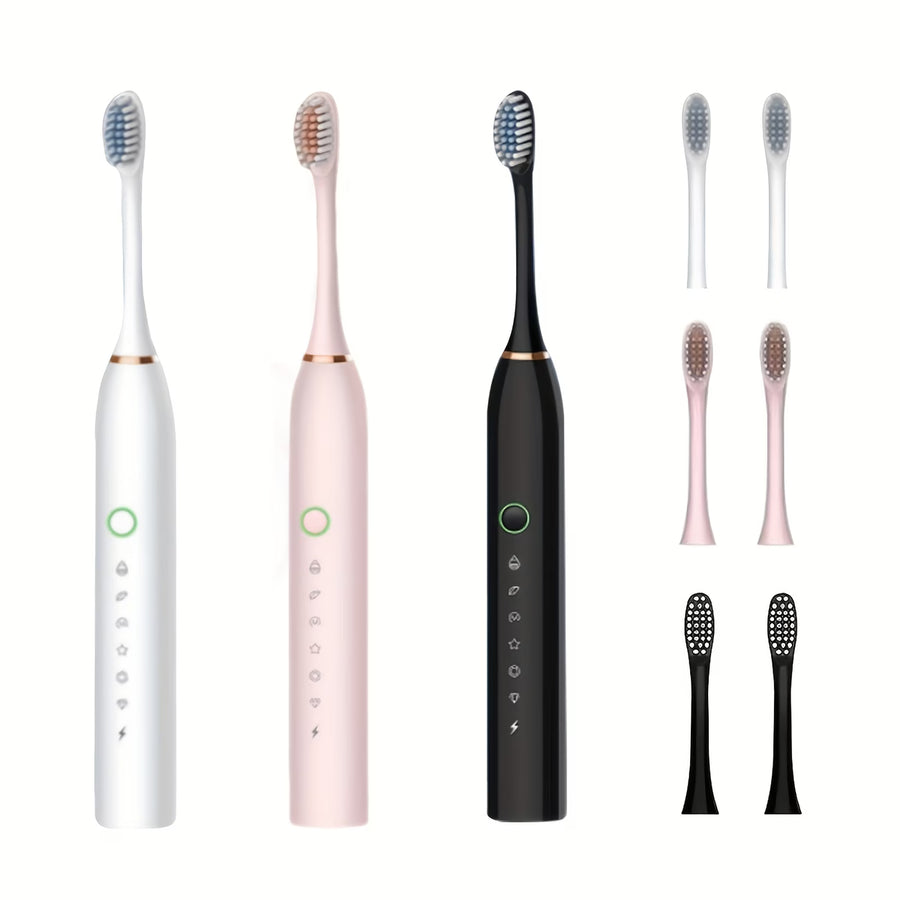 Electric Toothbrush for Adults – Rechargeable Sonic Toothbrush with Multiple Cleaning Modes, Ergonomic Design & 21.5cm Size