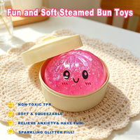 Cute Glitter Squishy Stress Relief Toy – Soft Kawaii Squeeze Ball for Kids & Adults