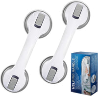 Non-Slip Large Shower Handle For Bathroom, Punch-Free Traceless Glass Suction Handle, Powerful Suction Grip