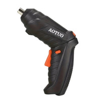 Cordless Electric Screwdriver Set 47-in-1 with LED Light, 180° Rotating Dual-Position Handle & Screwdriver Bits for Home Repair and DIY