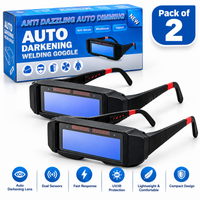 Auto Darkening Welding Goggles with Dual Sensors – Protective Welding Safety Glasses