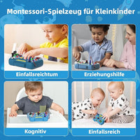 **Kids Montessori Electronic Light Game Toy – Interactive Educational Learning Board with LED Lights, Buttons & Switches**