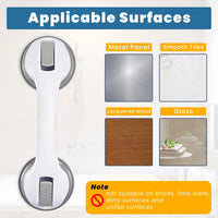 Non-Slip Large Shower Handle For Bathroom, Punch-Free Traceless Glass Suction Handle, Powerful Suction Grip
