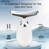 4-in-1 Neck & Face Lifting Massager – EMS Heating Anti-Wrinkle Skin Tightening Device