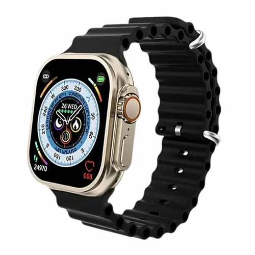 Ultra 7 IN 1 Smart Watch 2.1 Inch Full HD Screen Series 8 Wireless Charging 7 Straps Waterproof