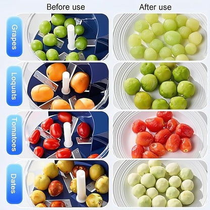Electric Fruit Peeler & Garlic Peeling Machine – Automatic Vegetable Peeler Bowl