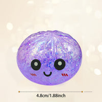 Cute Glitter Squishy Stress Relief Toy – Soft Kawaii Squeeze Ball for Kids & Adults