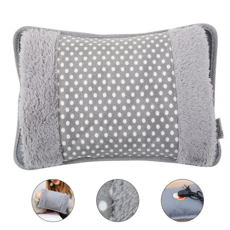 Rechargeable Electric Hot Water Bag | Portable Heating Pad for Pain Relief | Warm Compress Heat Therapy Pillow for Back, Neck, Joint & Menstrual Cramps