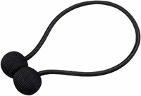 Magnetic Curtain Tiebacks | Modern No-Drill Curtain Holdbacks | Decorative Rope Curtain Tie Backs for Home & Office