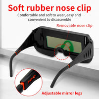 Auto Darkening Welding Goggles with Dual Sensors – Protective Welding Safety Glasses