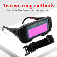 Auto Darkening Welding Goggles with Dual Sensors – Protective Welding Safety Glasses