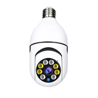 Smart Wi-Fi Bulb Security Camera - 1080P HD with Night Vision
