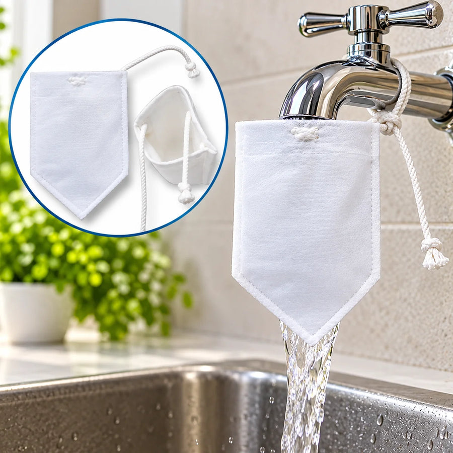 Tap Water Filter Bag – Reusable Faucet Filter for Dirt, Rust, Sand & Impurities 💧