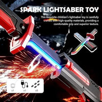 LED Light Up Toy Sword with Mist Spray & Sound Effects – Rechargeable Glowing Lightsaber for Kids | Cosplay & Role Play Toy