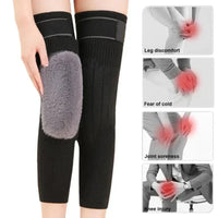 2 Pcs Non-Slip Elastic Cashmere Knee Pads