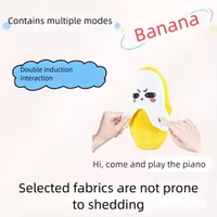 Cute Banana Plush Slippers for Kids & Adults – Soft Cartoon Fruit Indoor Slippers, Yellow Kawaii Home Footwear
