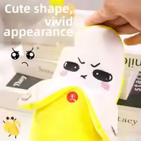 Cute Banana Plush Slippers for Kids & Adults – Soft Cartoon Fruit Indoor Slippers, Yellow Kawaii Home Footwear