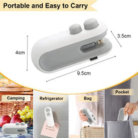 Mini Bag Sealer Machine – Portable Heat Sealer for Food Storage Bags