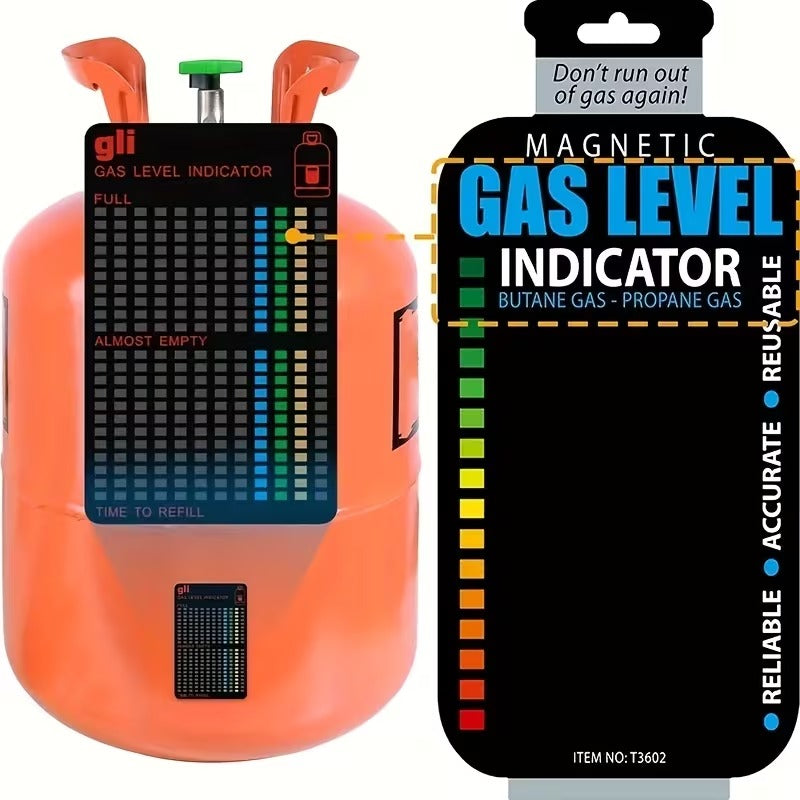 Magnetic Gas Level Indicator – Reusable Propane & Butane Tank Gauge