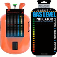 Magnetic Gas Level Indicator – Reusable Propane & Butane Tank Gauge