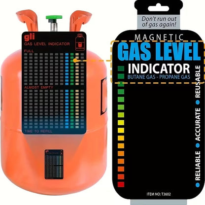 Magnetic Gas Level Indicator – Reusable Propane & Butane Tank Gauge