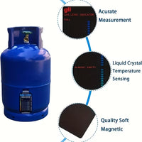 Magnetic Gas Level Indicator – Reusable Propane & Butane Tank Gauge