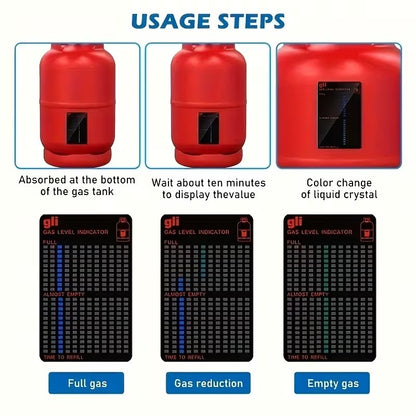 Magnetic Gas Level Indicator – Reusable Propane & Butane Tank Gauge