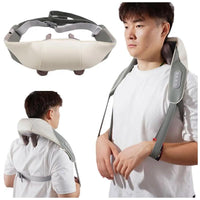 Electric Neck and Shoulder Massager with Heat – Deep Tissue Shiatsu Pain Relief Device