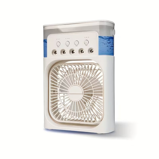 Portable Air Cooler Fan with Water Tank – Mini AC with 5 Spray Modes