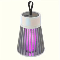 360° Electric Mosquito Killer Lamp with UV Light – USB Rechargeable Silent Bug Zapper Night Lamp