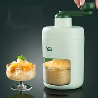 Manual Ice Shaver & Hand Crank Ice Crusher Machine