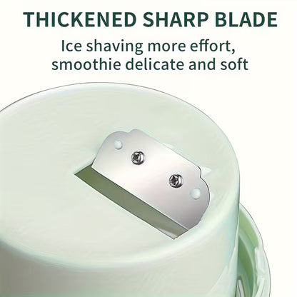 Manual Ice Shaver Hand Crank Ice Crusher, Snow Cone Machine with Ice Trays, BPA Free, Ideal for Home & Camping Use