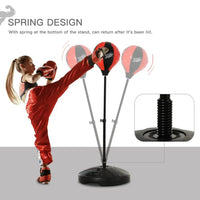 Adjustable Boxing Punch Ball Set – 360° Rebound Spring