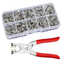 9.5mm Metal Snap Button Kit with Pliers Tool