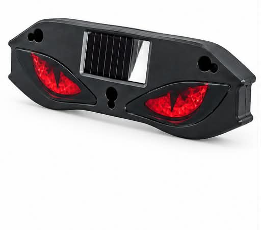 Solar Devil Eyes Car LED Light