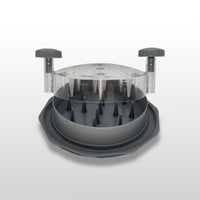 Compact Manual Food Chopper | 18cm Vegetable & Onion Cutter | Space Saving Kitchen Chopper