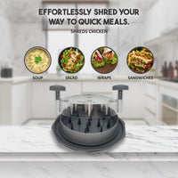 Compact Manual Food Chopper | 18cm Vegetable & Onion Cutter | Space Saving Kitchen Chopper