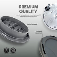 Compact Manual Food Chopper | 18cm Vegetable & Onion Cutter | Space Saving Kitchen Chopper