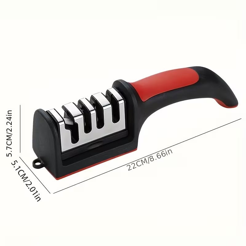 Professional Blade Sharpening Tool – Multi-Function Knife Sharpener Stone | Compact & Durable Universal Blade Sharpener for Kitchen Knives, Scissors & Tools