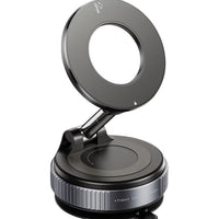 360° Magnetic Foldable Phone Holder with Wireless Charging Base – Adjustable Desktop & Car Mount Stand for iPhone & Android